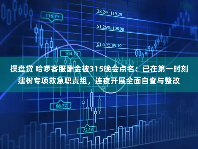 操盘贷 哈啰客服酬金被315晚会点名：已在第一时刻建树专项救急职责组，连夜开展全面自查与整改